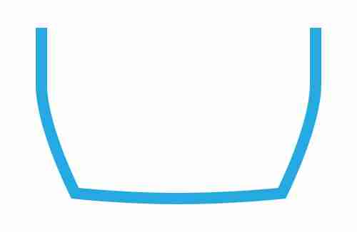 Square gutter
