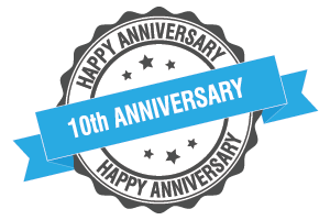 10 Year Badge