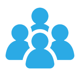 blue customers icon